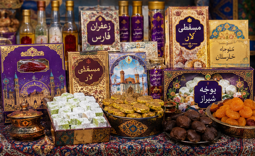 صادرات سوغات و خشکبار ایرانی