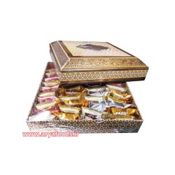 حلوا مسقطی جعبه خاتم عادلی حلوا مسقطی جعبه خاتم عادلی